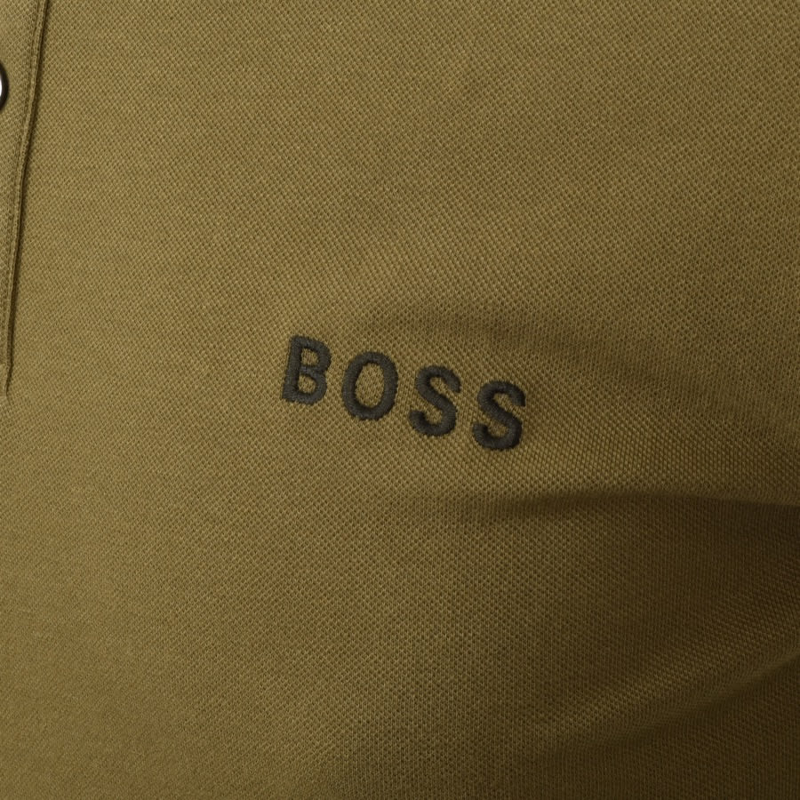 Alternative Image for ProductBOSS Long Sleeved Passerflash Polo T Shirt Green3